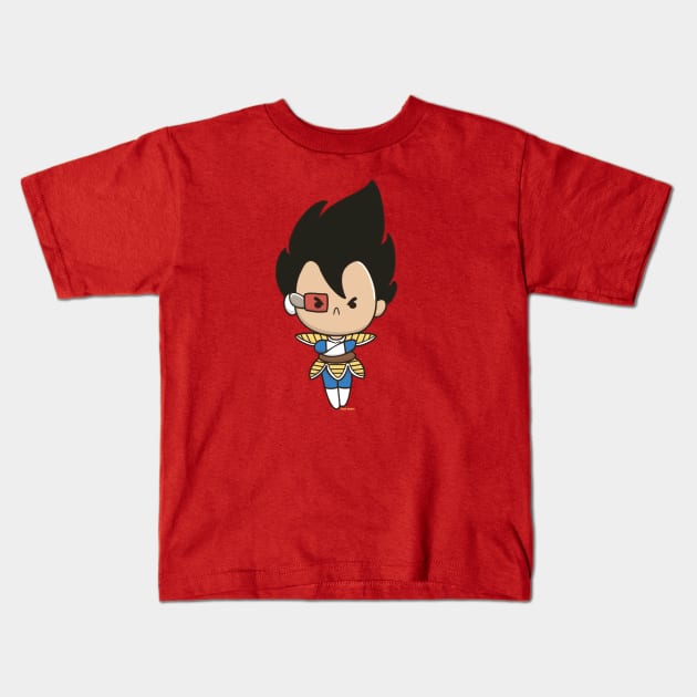 Vegeta Kids T-Shirt by Sugar Bubbles 